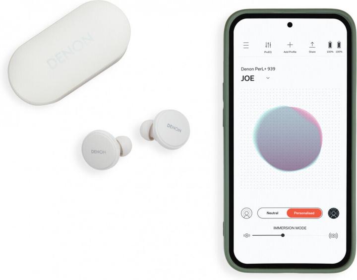 Produktbild Denon PerL Pro (Aktive Geräuschunterdrückung, 8 h, Kabellos)