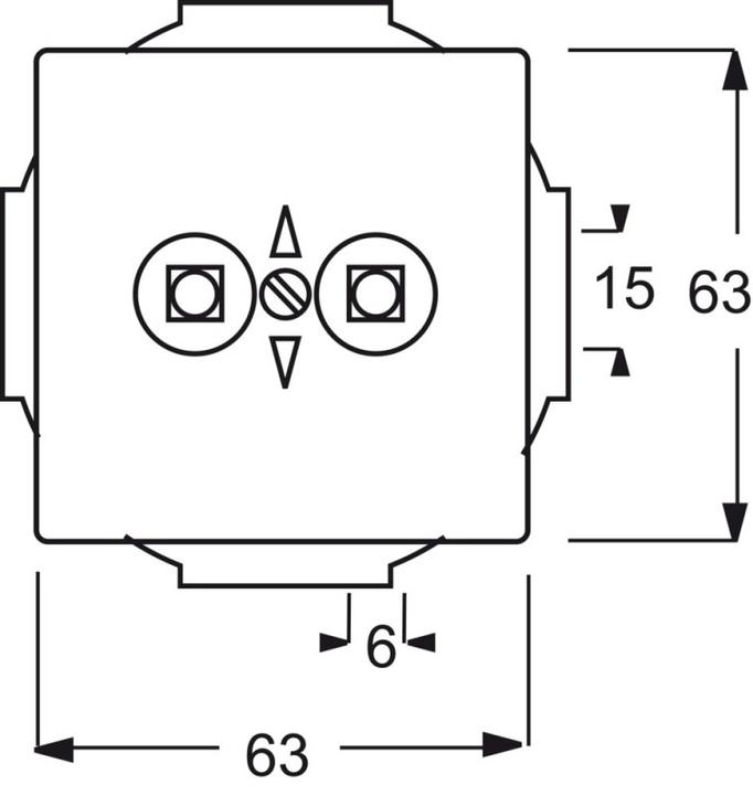 Produktbild Busch-Jaeger Unterputz-Potenzial-Ausgleichsstecker 2- 2CKA002495A0089