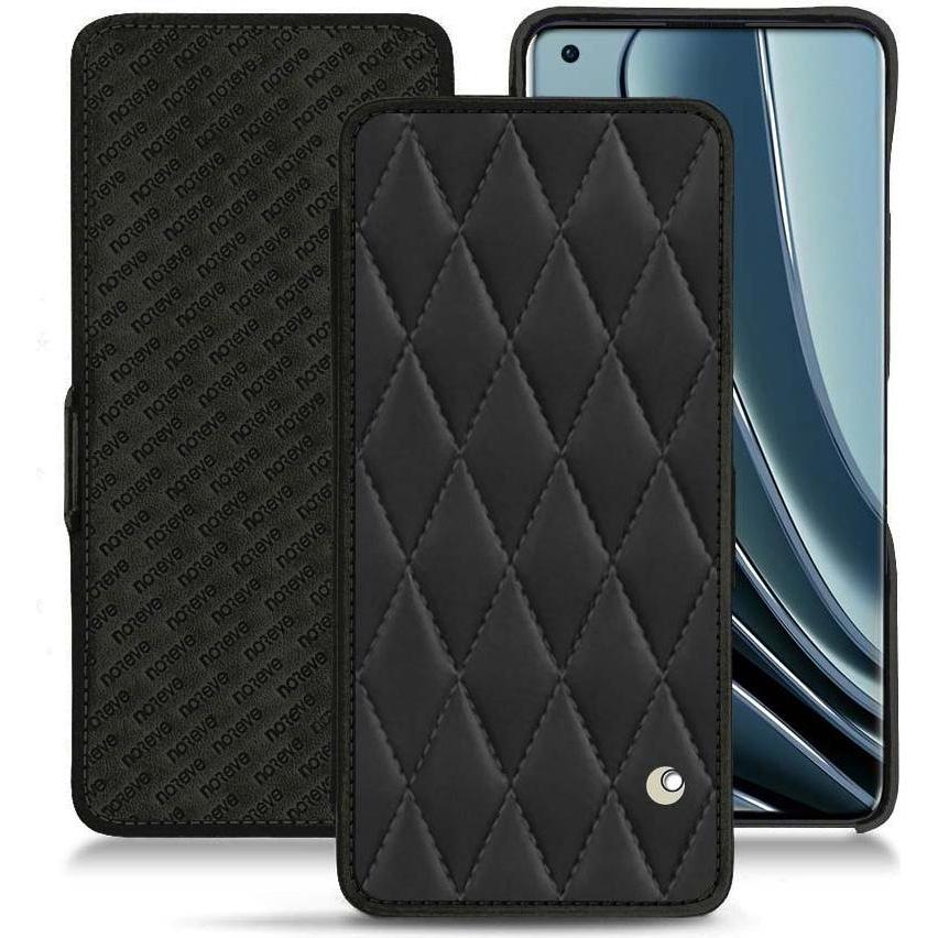 Noreve Lederschutzhülle horizontal (OnePlus X), Smartphone Hülle, Schwarz