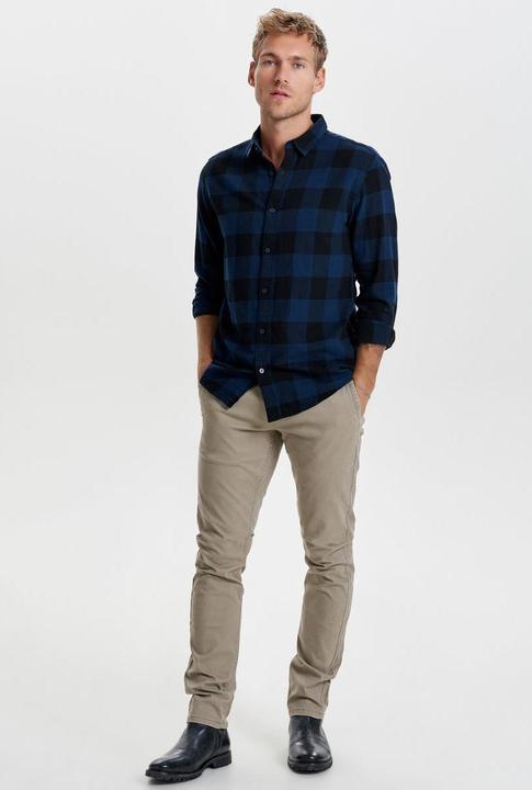 Produktbild Only & Sons Kariertes Langarmhemd (XXL)