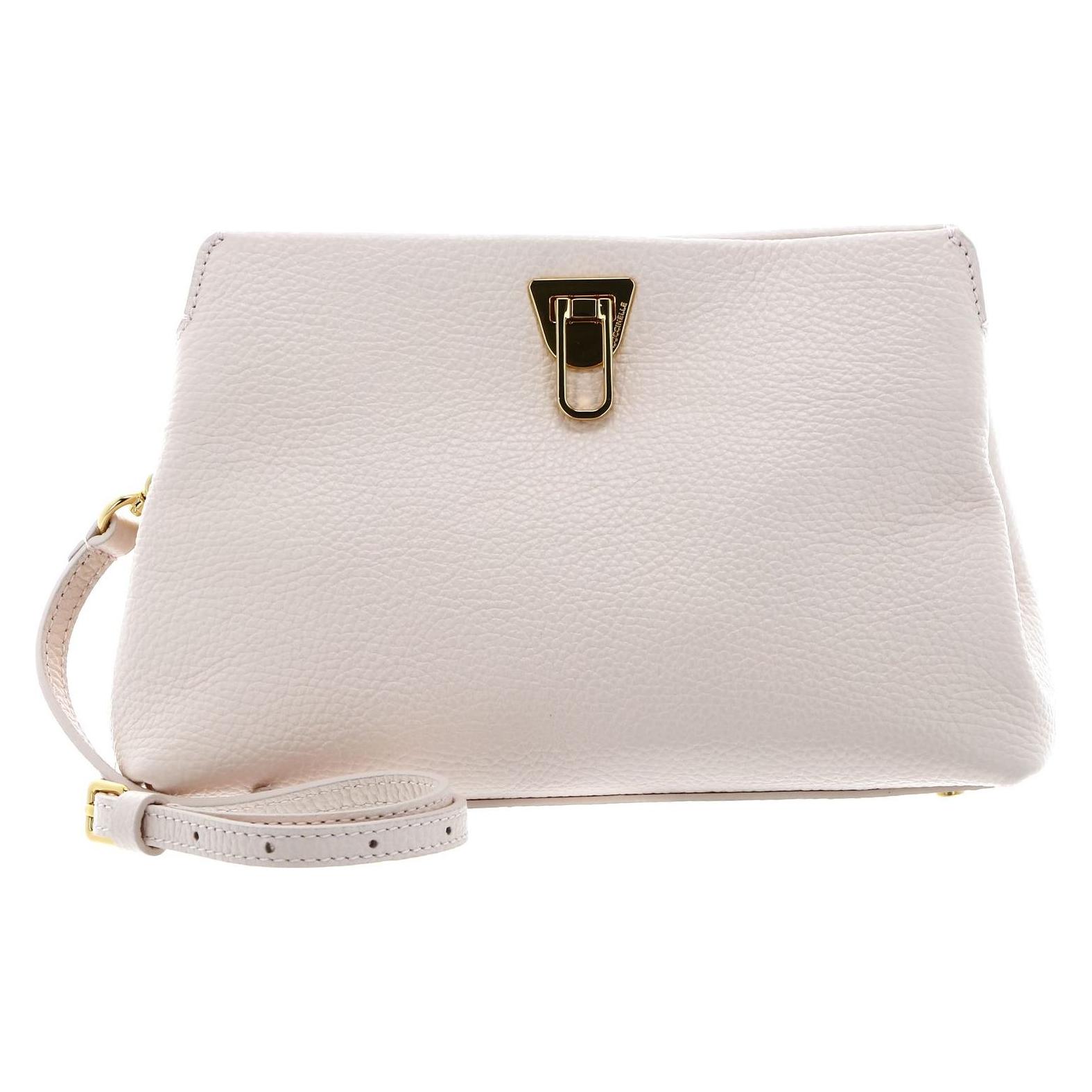 Coccinelle, Damen, Handtasche, Beat Clutch Handbag Grained Leather, Rosa