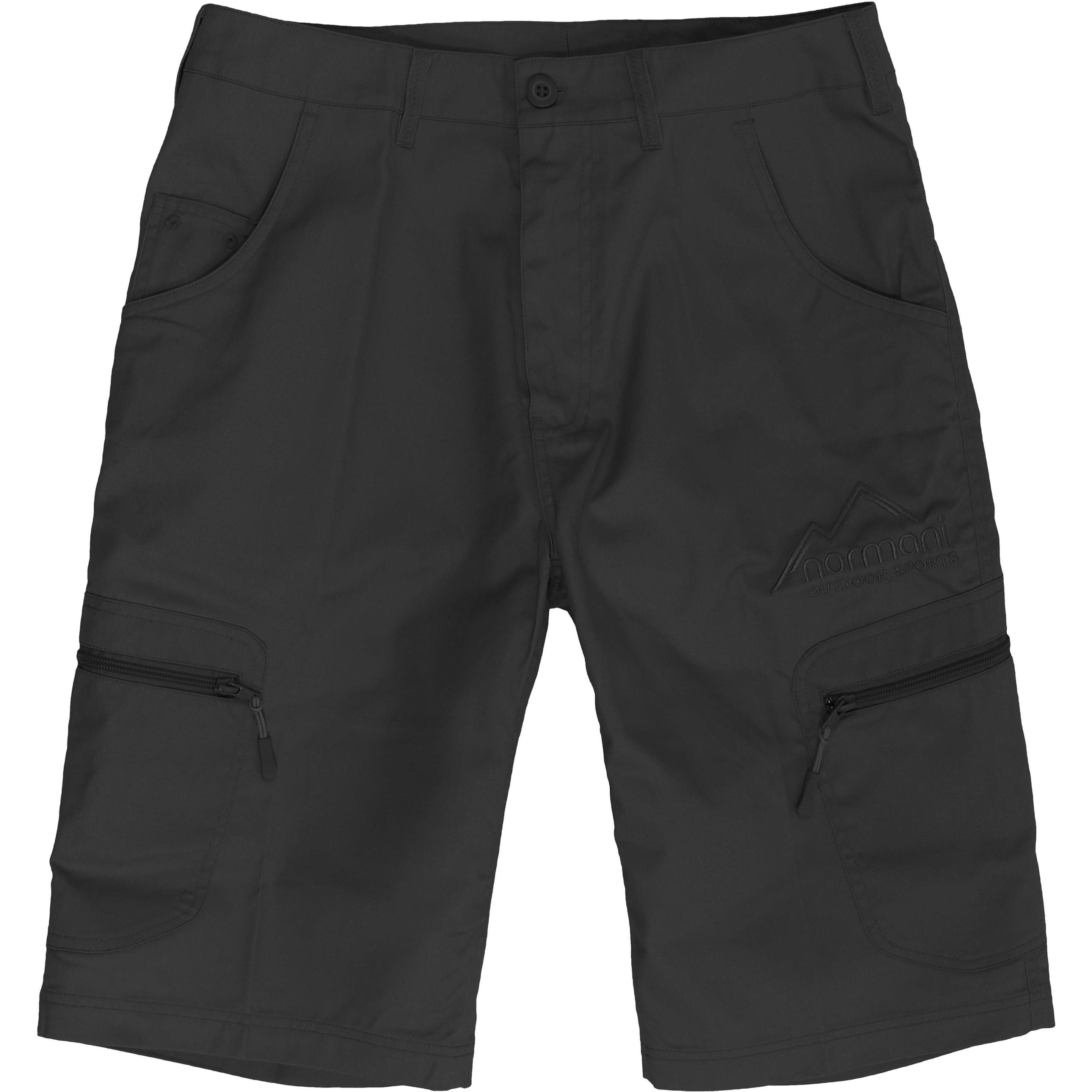 Normani, Herren, Shorts, Herren Shorts mit UV-Schutz Valley, Schwarz, (S)