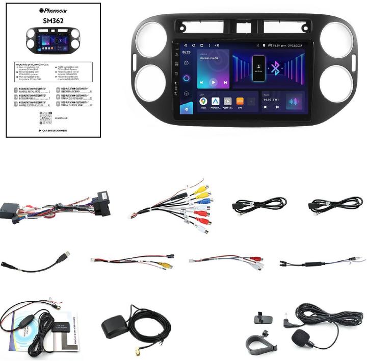Immagine prodotto Phonocar Mediastation 9" Custom Fit (Apple Carplay, Auto Android)