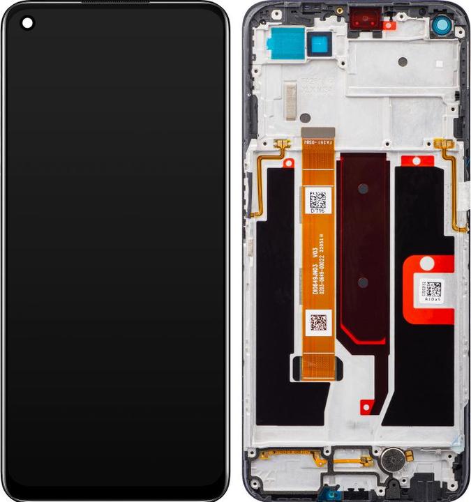 OPPO Display Unit für A74 5G / A54 5G, Schwarz