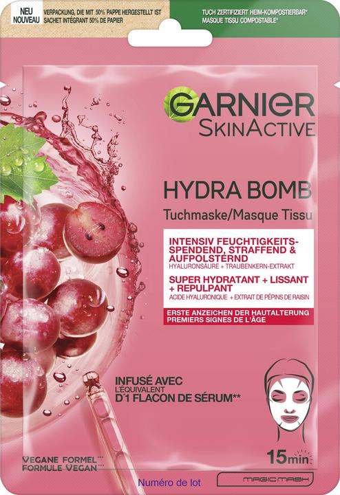 Actual product image Garnier Hydra Bomb Grape seed extract
