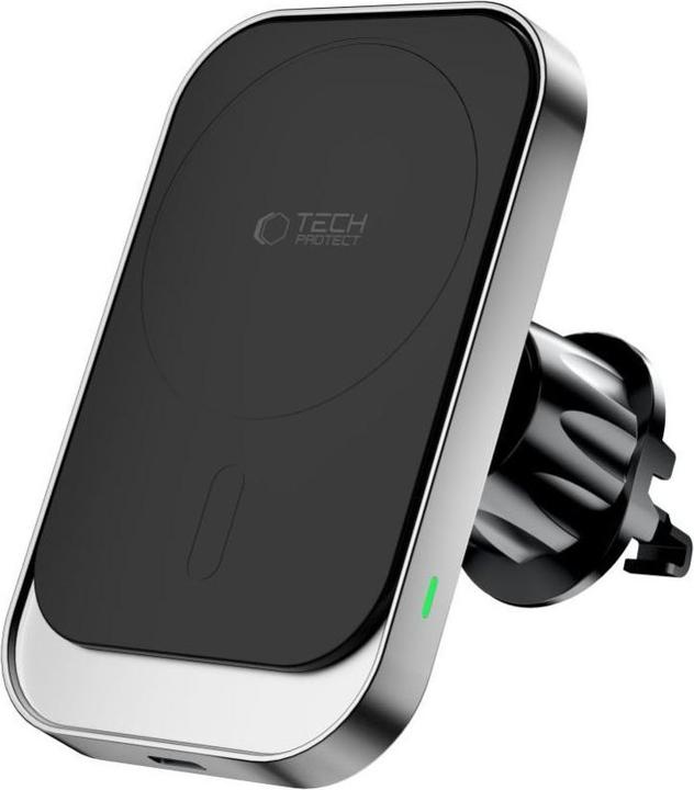 Produktbild Tech-Protect MM15W-V9 Car Holder with MagSafe for Dashboard and Air Vent 15W - Black