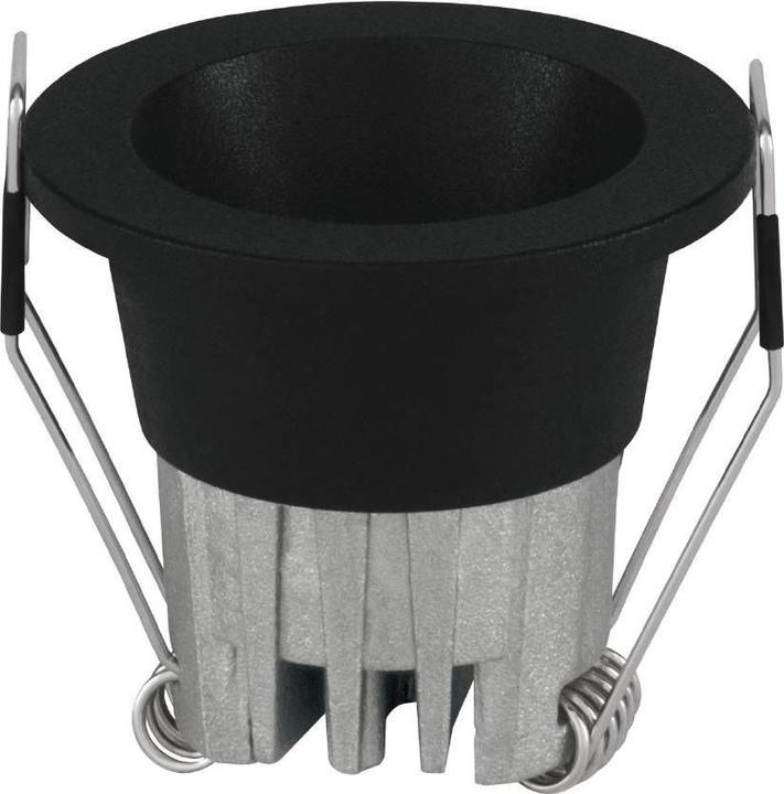 Actual product image EGLO 68043 SALICETO SPA LED recessed spotlight downlight 2.8W Ø48mm black transparent warm white