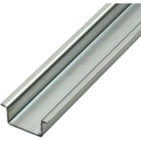 Rs Pro Hutprofil 35x15mm 1,0m glatt, Serverschrank Zubehör, Silber