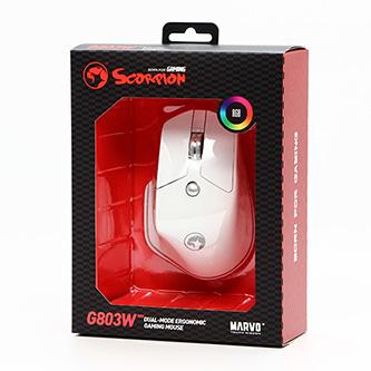 Actual product image Marvo G803 Mouse cordless, white, 4000DPI (Wireless)
