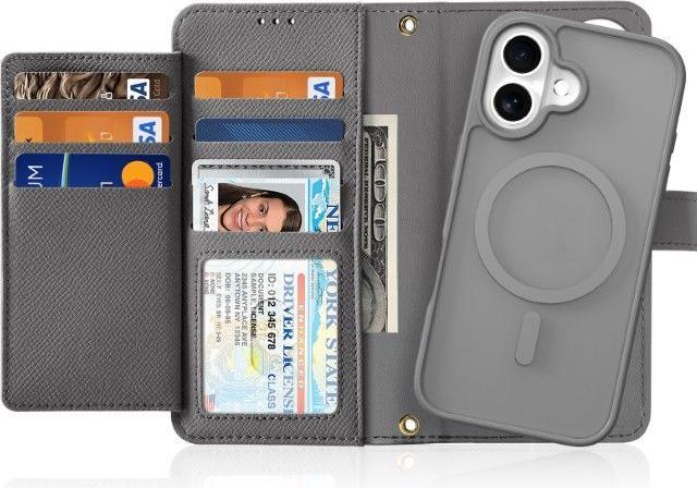 Immagine prodotto Dux Ducis Lawa Series MagSafe Kunstleder Bookcover Hülle (Apple iPhone 17)