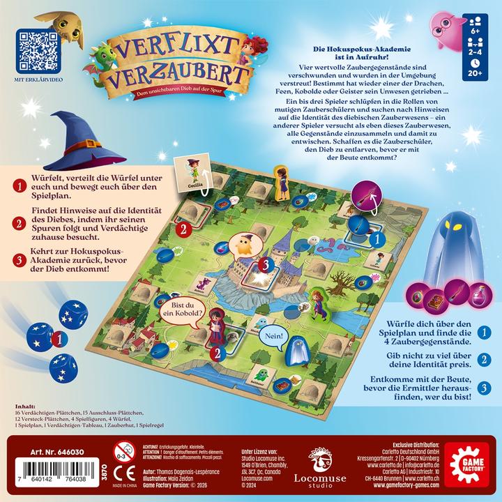 Productafbeelding Game Factory Verflixt Verzaubert (Duits, 2 - 4 Spelers)