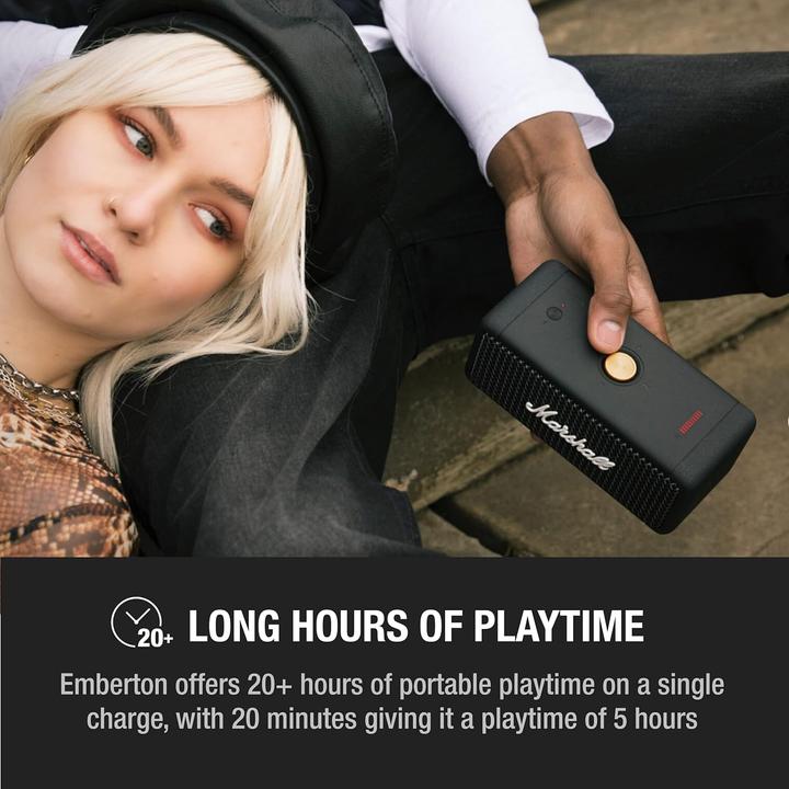 Image du produit Marshall Emberton (20 h, Fonctionnement sur batterie)