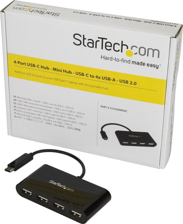 Immagine prodotto StarTech HUB C A 4 PORTE USB C A USB 2.0 (USB-A, 4 porte)