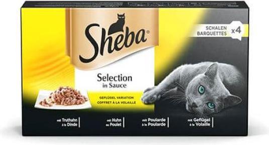 Produktbild Sheba Selection in Sauce (Adult, 12 Stk., 1020 g)