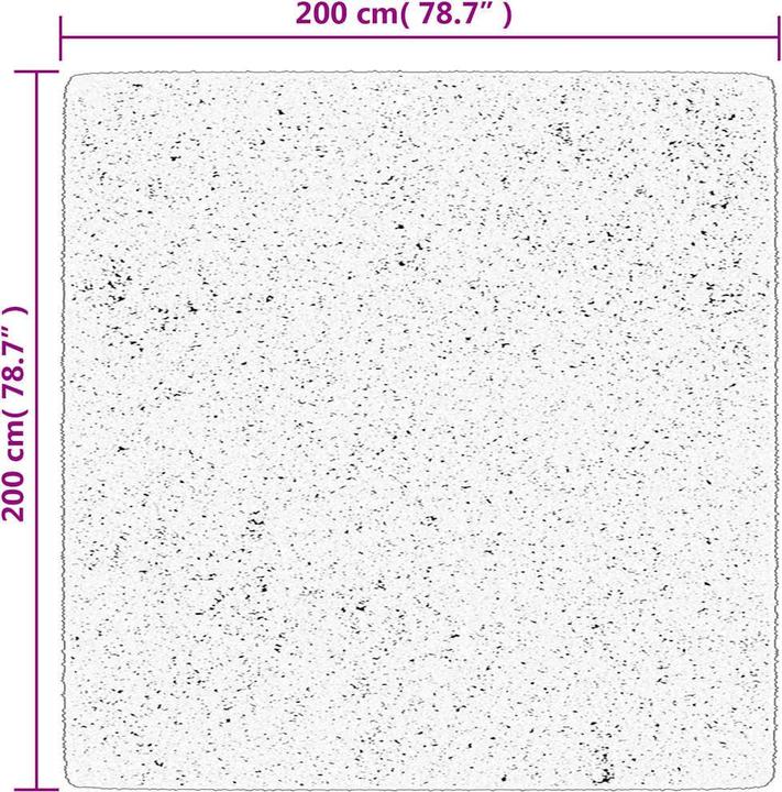 Produktbild vidaXL Teppich (200 x 200 cm)