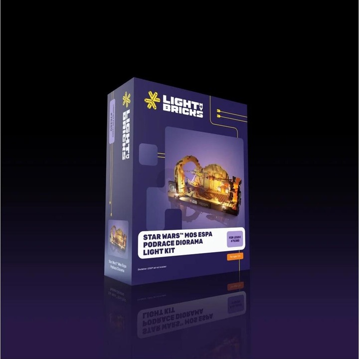 Actual product image Light my bricks LMB 2.0 LEGO® #75380 Star Wars Mos Espa Podrace Diorama Light Kit