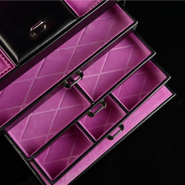 Produktbild Windrose Schmuckkästchen Merino 9 - Schwarz