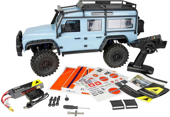 Image du produit Amewi ALLRock H8 V2 Scale Crawler brushless 1:8 RTR blau/orange (RTR Prêt à fonctionner)