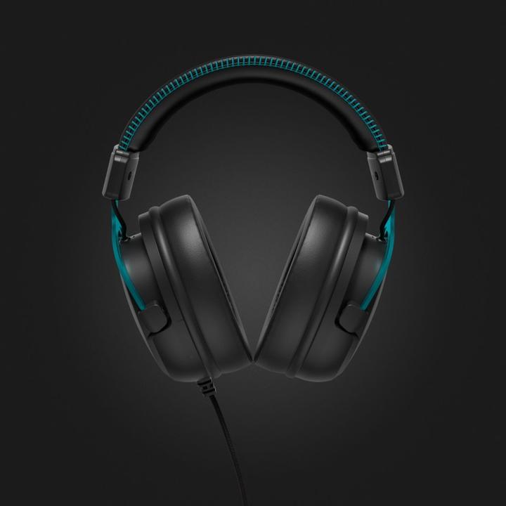 Productafbeelding Lamax LMXHDE1 hoofdtelefoon/hoofdtelefoon Wired Head-band Gaming Zwart (Bedraad)