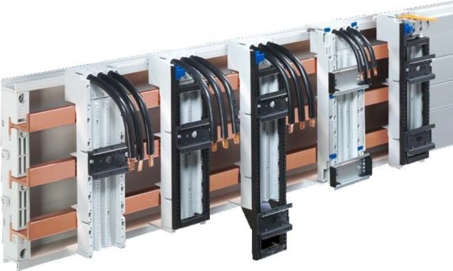 Actual product image Rittal OM-Adapter SV 9340.710 (W x H) 75 mm x 208 mm Polyamide Grey (RAL 7035) Suitable for busbars St