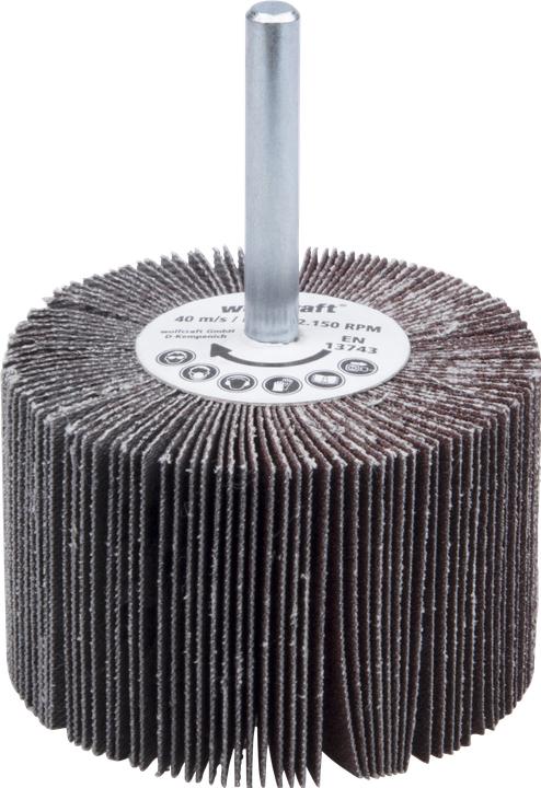 Produktbild wolfcraft 1 Fächerschleifer S=6mm K150 ø60x40mm (150)
