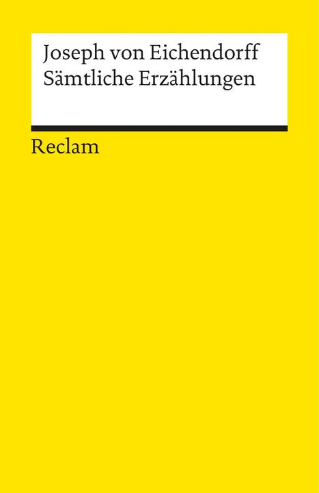 Produktbild Sämtliche Erzählungen (Deutsch, Joseph von Eichendorff, 2005)