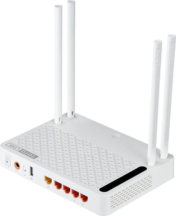 Actual product image Totolink A3002RU WLAN Router Gigabit Ethernet Dual-Band (2.4 GHz/5 GHz) 4G White