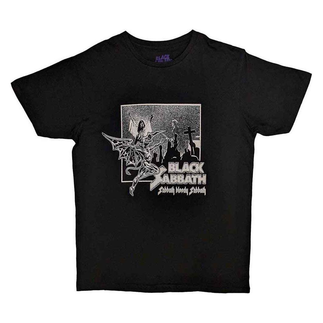 Black Sabbath, Herren, Shirts, Bloody Sabbath, Schwarz, (L)