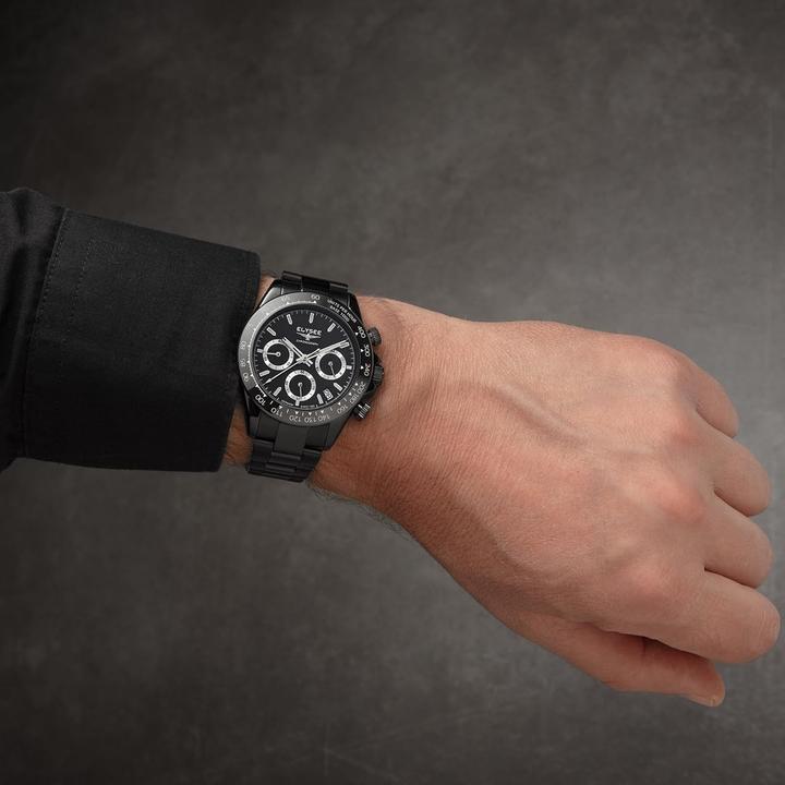 Actual product image Elysee Sport Chronograph Water Resistant Date Display Timepiece (Chronograph, Sports watch)