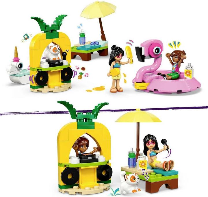 Produktbild LEGO 42658 ® FRIENDS Poolparty mit Einhorn und Flamingo (42658, LEGO Friends)