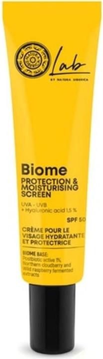 Natura Siberica Lab Biome Protection & Moisturising Face Screen SPF 50 30ml (30 ml, Tagescreme, SPF 50)