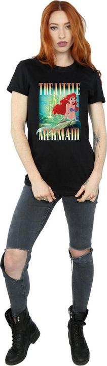 Immagine prodotto The Little Mermaid Maglietta Ariel Montage in cotone Boyfriend donna/donna (M)