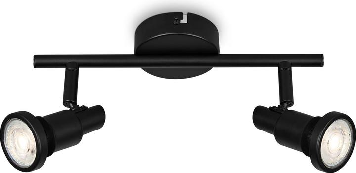 Produktbild Briloner LED Spotleuchte, schwarz, 2xLED/GU10/4,8W (400 lm, GU10)