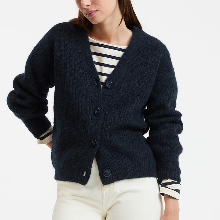 Produktbild La Redoute Collections Strickjacke mit V-Ausschnitt Signature GILDAS (XS)