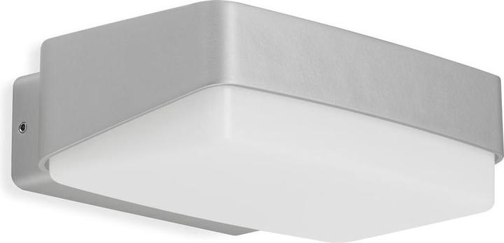 Telefunken MAINZ LED Aussenwandleuchte IP44 14W Silberfarbig IP44 Neutralweiss (IP44)