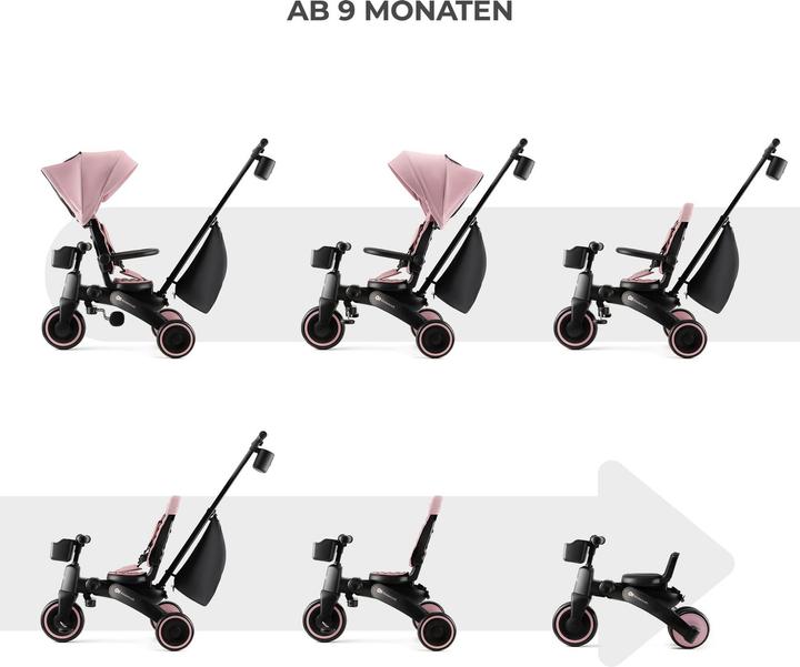 Actual product image KinderKraft Tricycle JAZZ 2 PINK