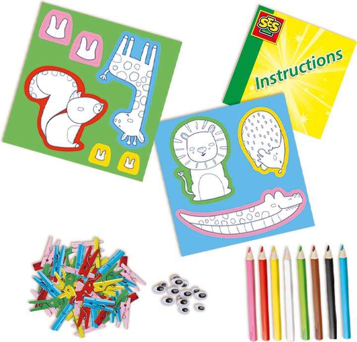 Produktbild Ses Wäscheklammer-Tiere