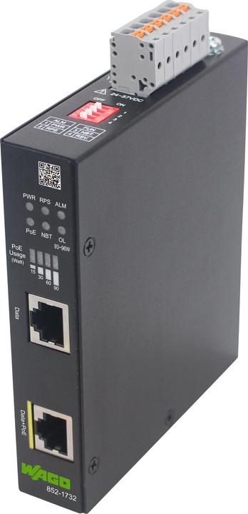 Produktbild Wago Industrial PoE Injector (802.3at (PoE+), 90 W)