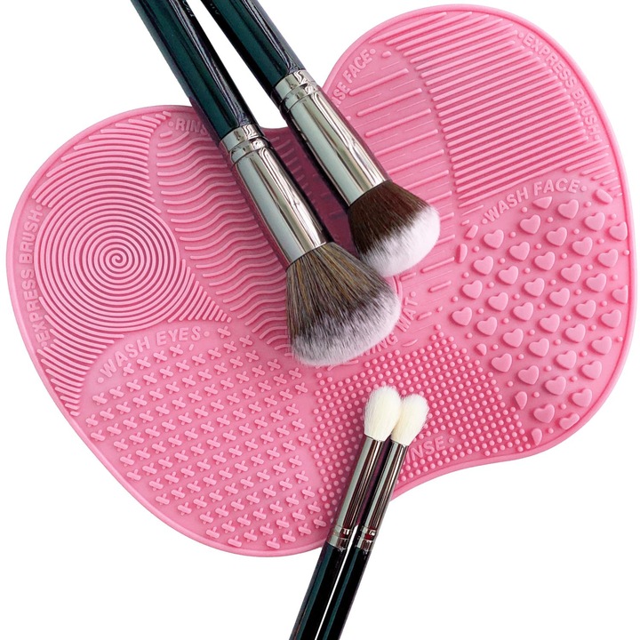 Produktbild JTI Reinigungspad für Make-up-Pinsel - Rosa