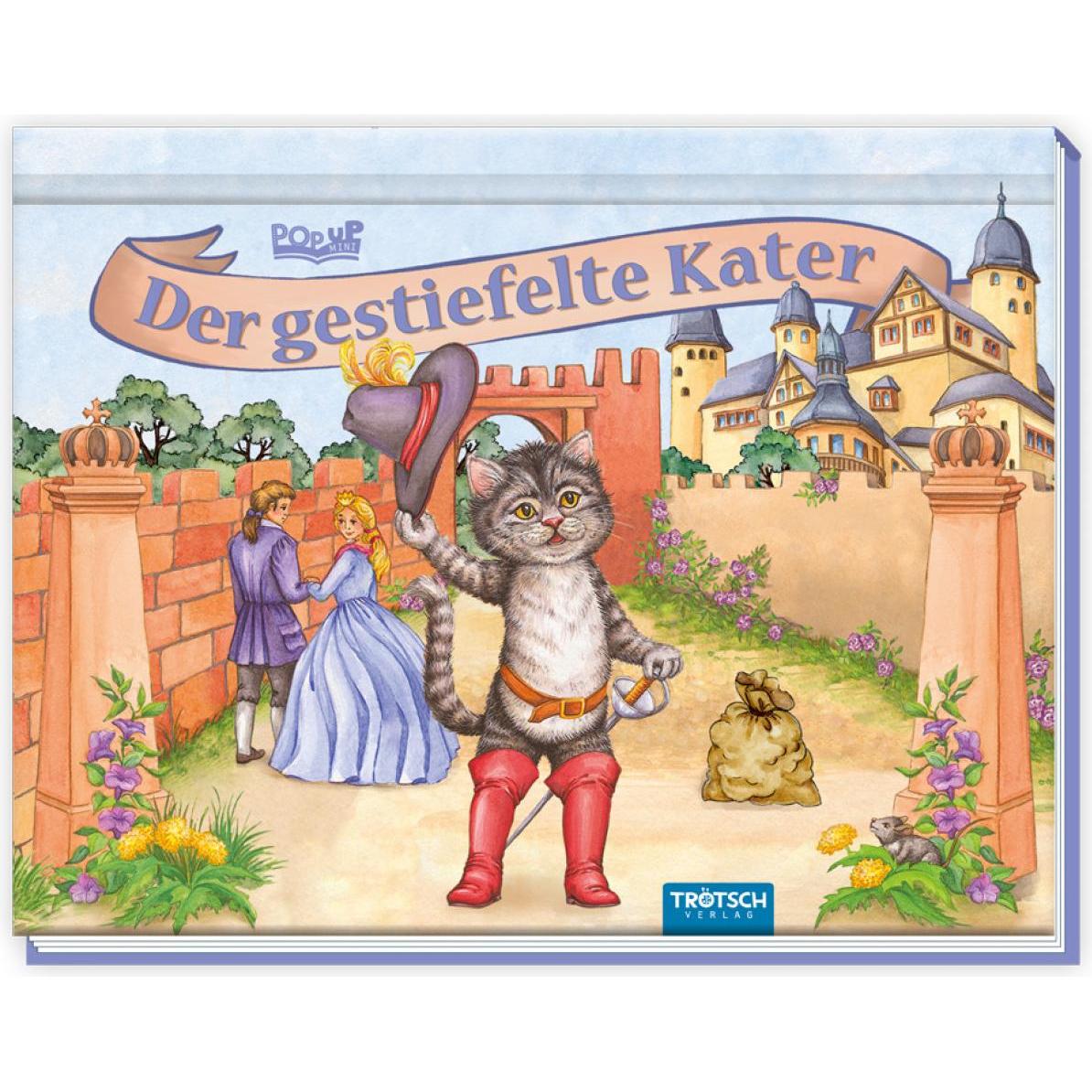 Märchenbuch Pop-up-Buch Der gestiefelte Kater, Libro per bambini di Trötsch Verlag GmbH & Co KG