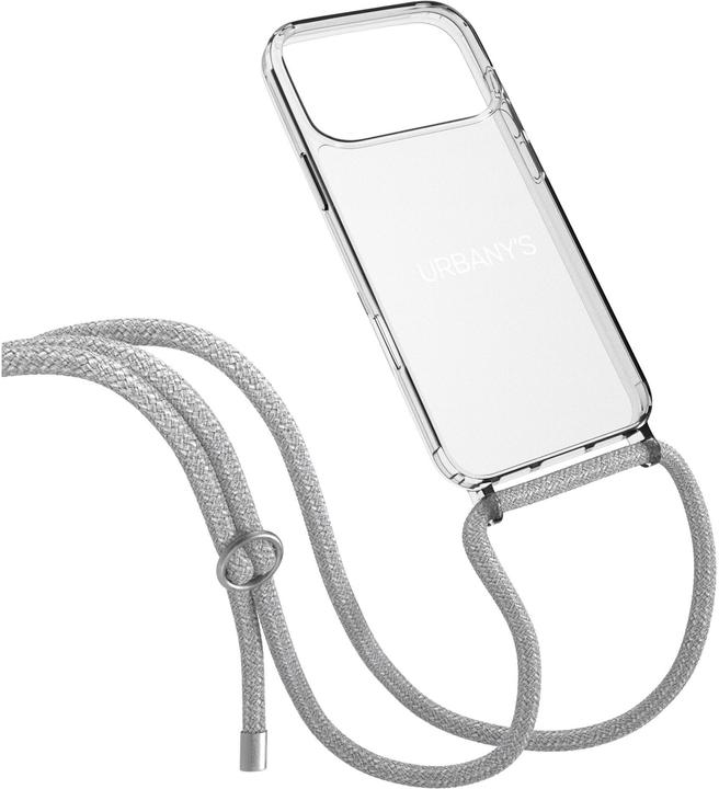 Urbany's Necklace Case CLOUDY SKY iPhone 17 Pro Max Silber Ring