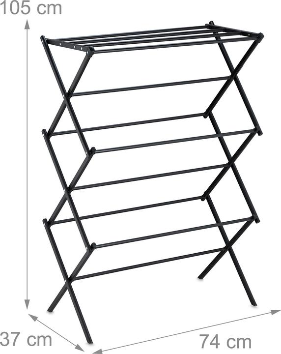 Actual product image Relaxdays Klappbarer Wäscheständer