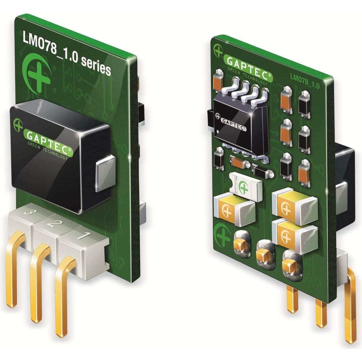 Gaptec, Spannungswandler, DC-DC-Wandler, Electronic, open frame SIP3, 6-36Vin, 3,3Vout, 1000mA, 11,5x7,5x17,5mm
