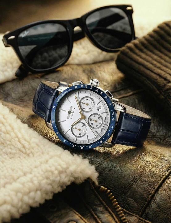 Produktbild Zeppelin New York 88781 Uhr Quarz 42mm (Chronograph, 42 mm)