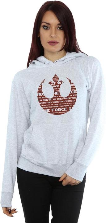 Produktbild Star Wars Rogue One I'm One With The Force Alliance Emblem Red Kapuzenpullover (L)