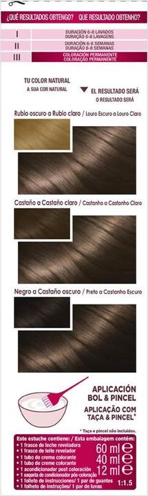 Actual product image Garnier COLOR SENSATION #5.0 castaño luminoso (chestnut brown)