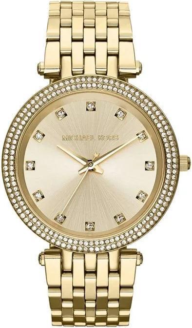 Produktbild Michael Kors Gold Zirkonia (Uhr mit Schmuckstein, 38 mm)