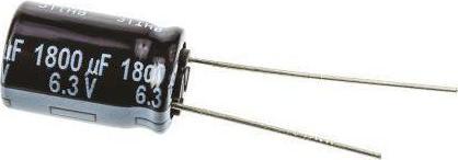 Actual product image Panasonic Electrolytic capacitor, radial, 330uF, 115.5uA, 35V, 278mA