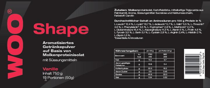 Actual product image Woo Shape (1 pcs., 750 g)