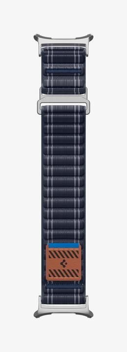 Actual product image Spigen - WBF0 - Samsung Galaxy Watch Ultra 47mm - Navy (Fabric, Nylon)